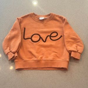 Toddler love Sweater